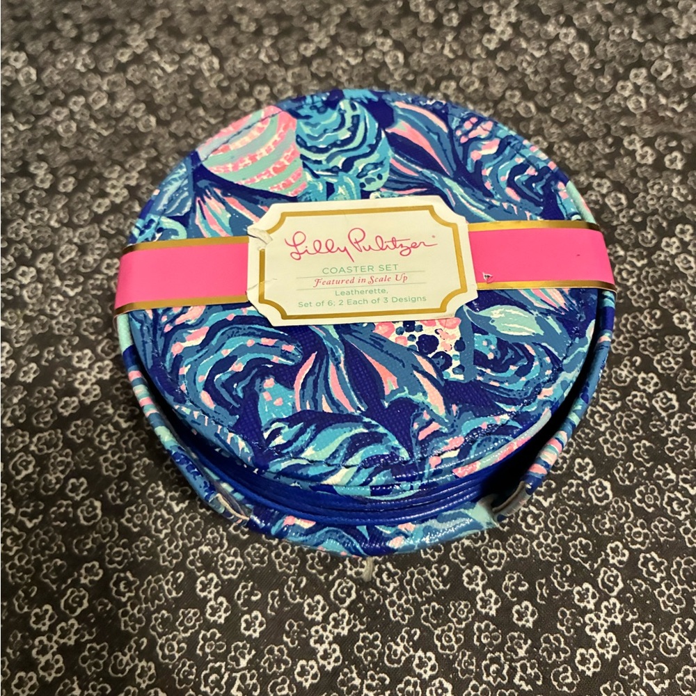 Lilly Pulitzer Multicolor Coaster Set - Picture 2 of 3